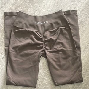 Alphalete Amplify Taupe Leggings (M)